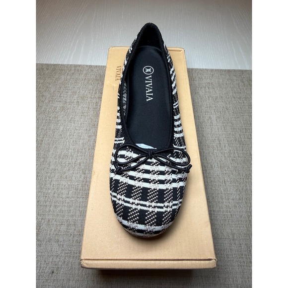 VIVAIA Round-Toe Bow Flats EU 39 / US 8 - Picture 7 of 9